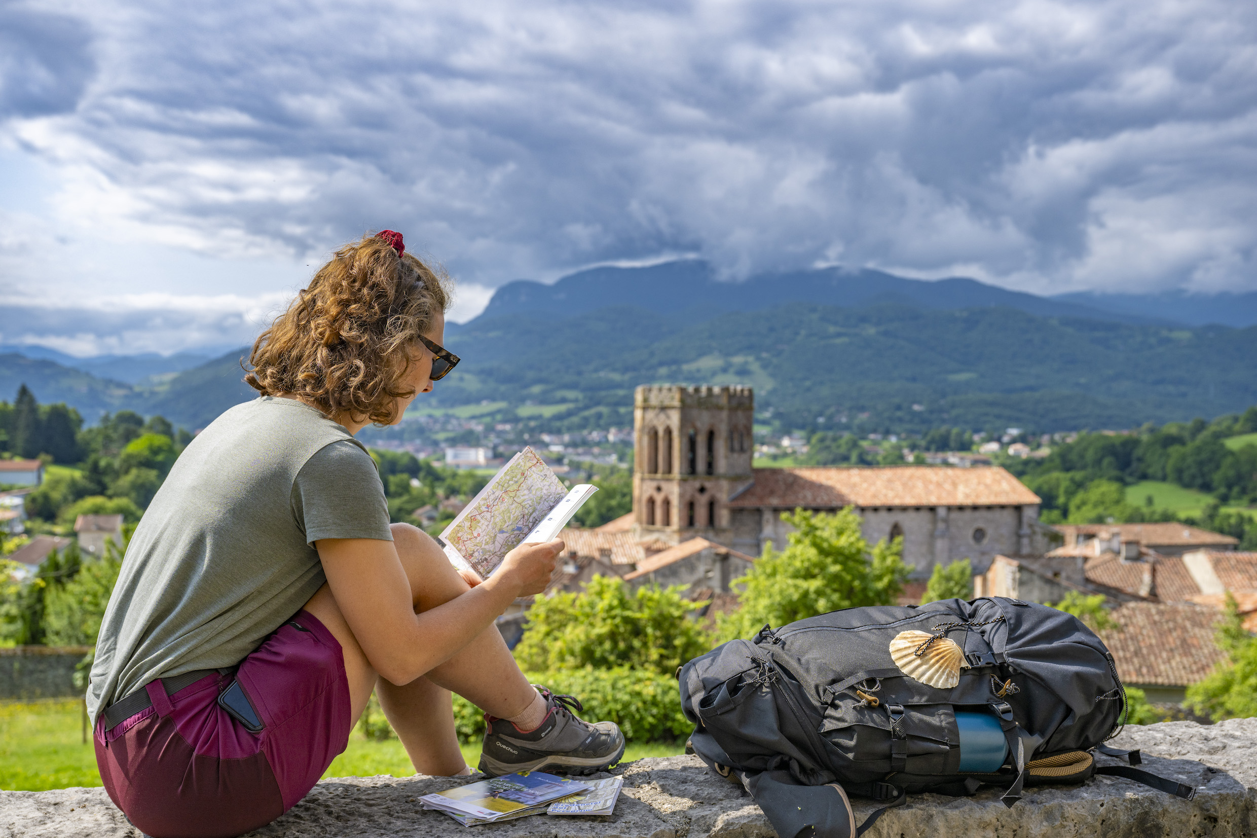 Vue sur le Palais des Evêques - St Lizier @JJGelbart