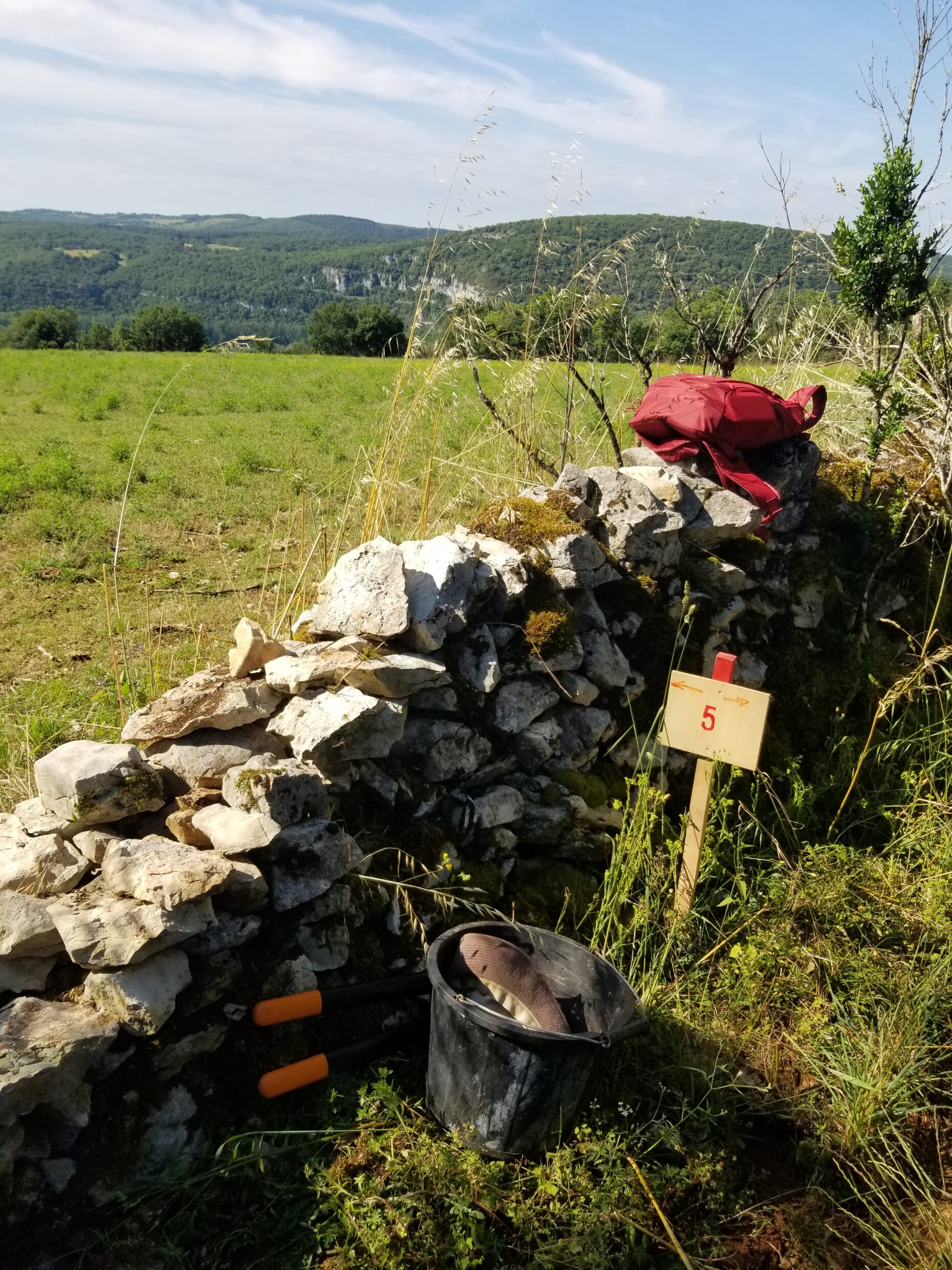 Nettoyage de la Voie du Puy ©Mille mains à la pâte