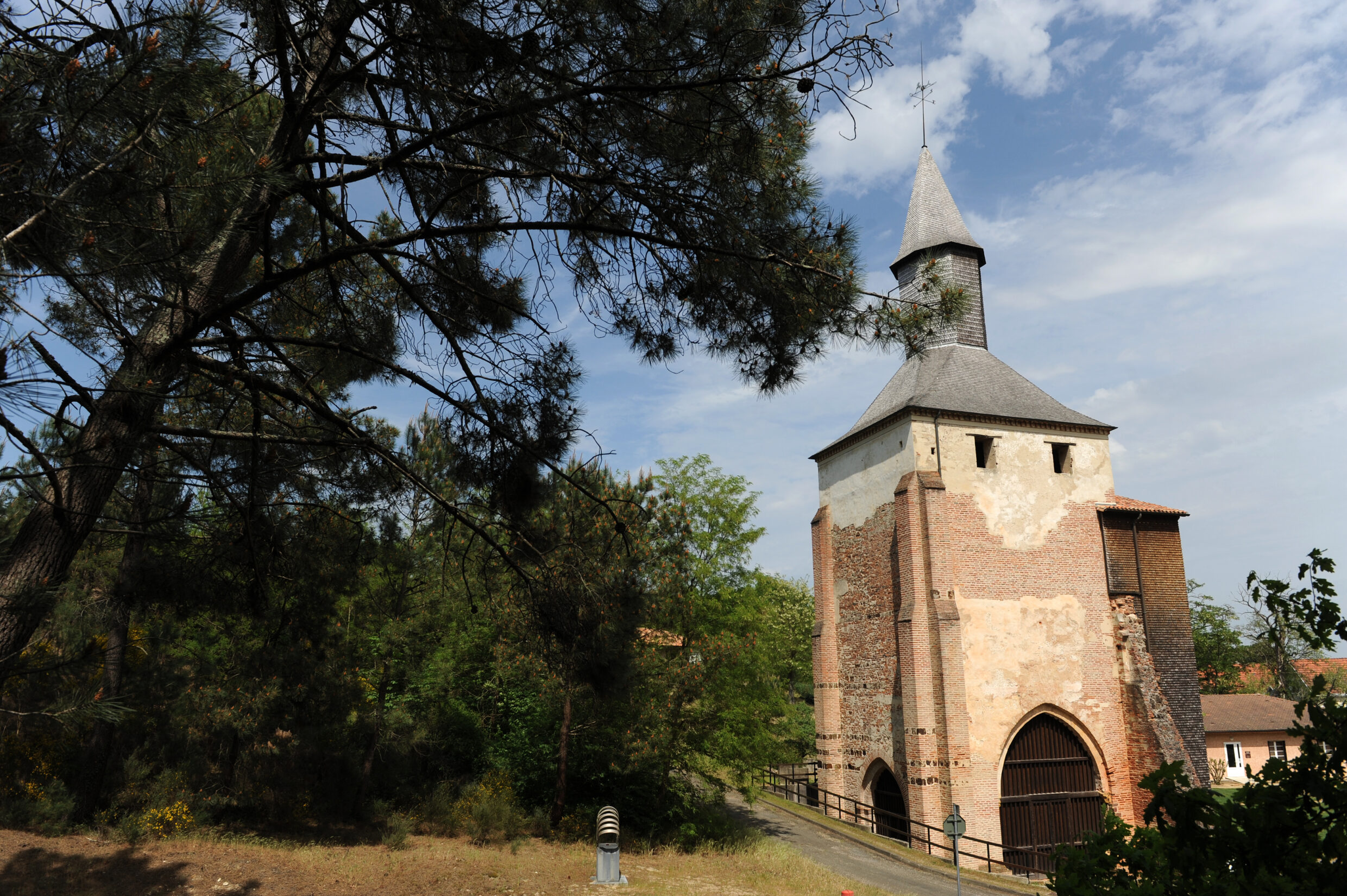 clocher porche Mimizan @ACIR Compostelel JJ Gelbart