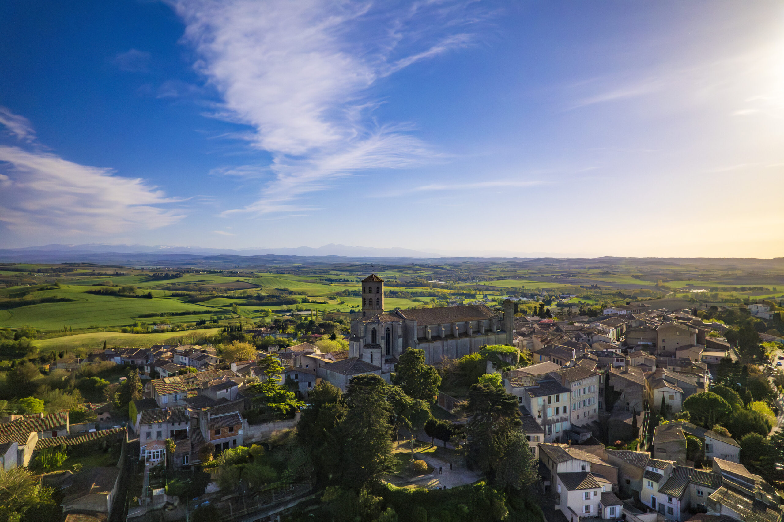 Vue aérienne - Montréal de l'Aude ©JJGelbart