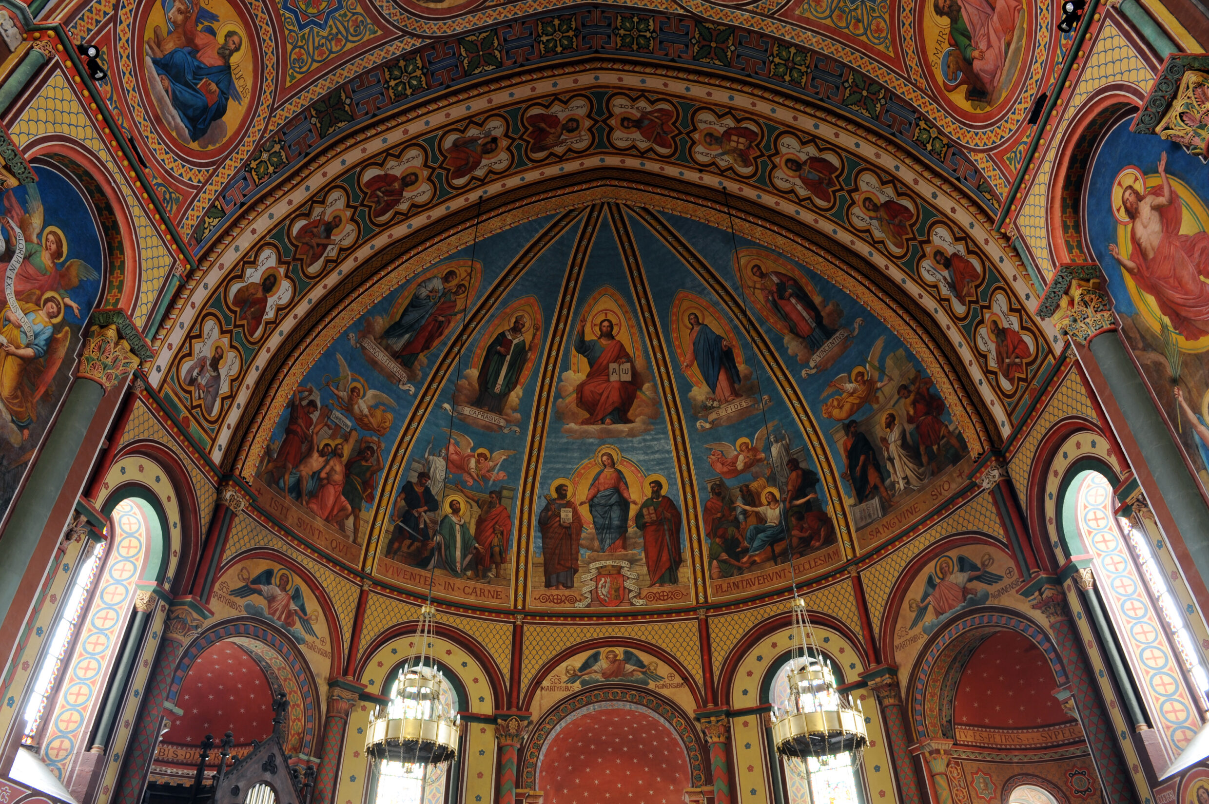 Voûte Cathédrale St Caprais©JJ Gebart