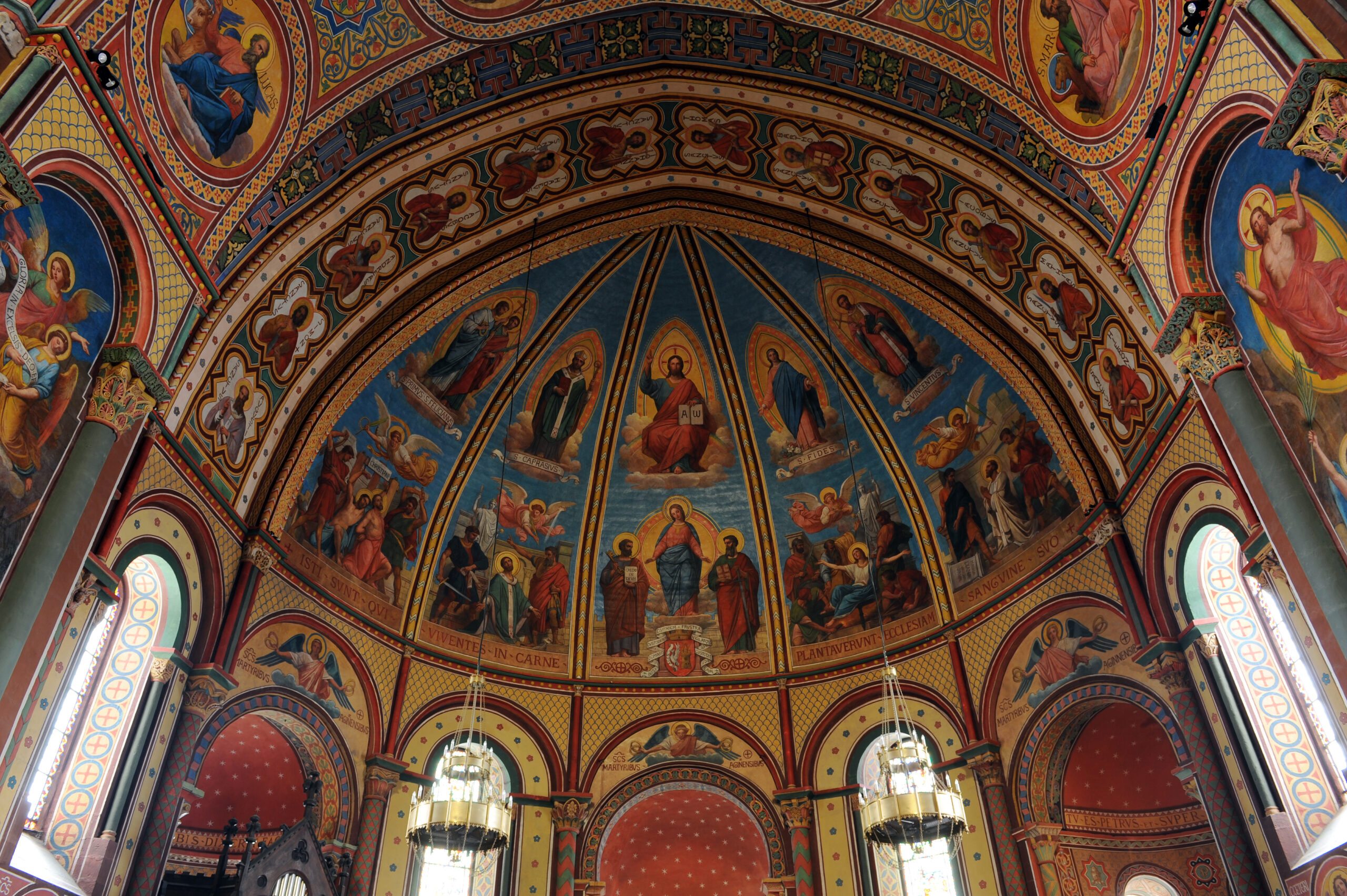 Voûte Cathédrale St Caprais©JJ Gebart