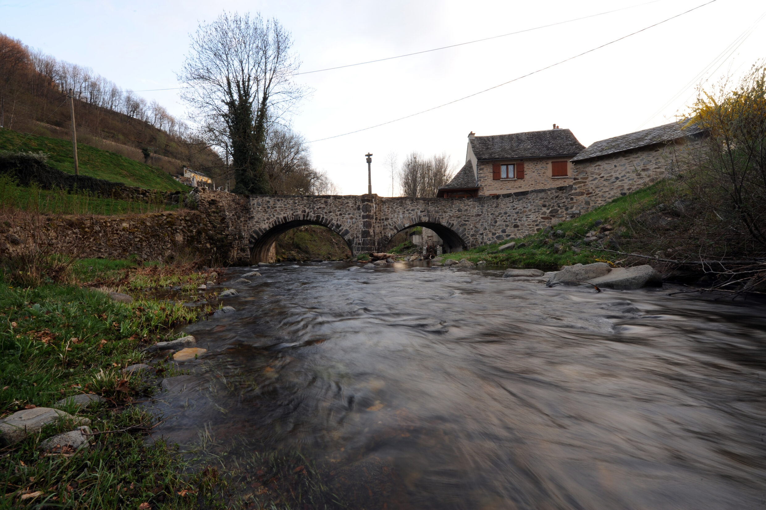 Pont dit "des pélerins" Saint Chély d'Aubrac ©AFCC