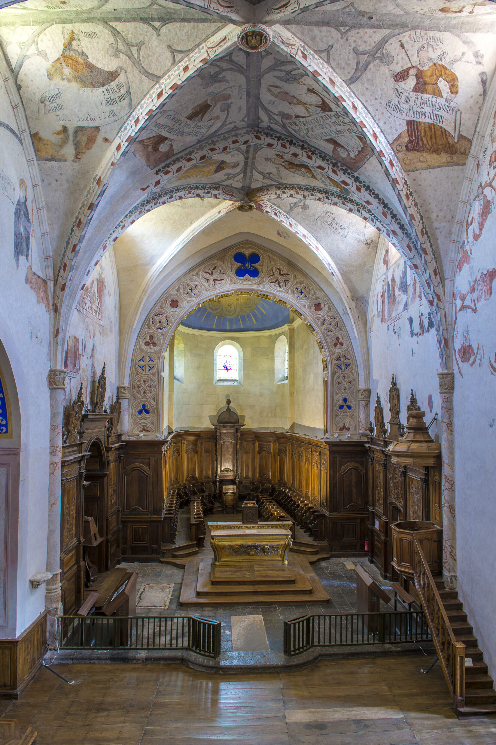 Voutes peintes Eglise Notre dame de la Sede