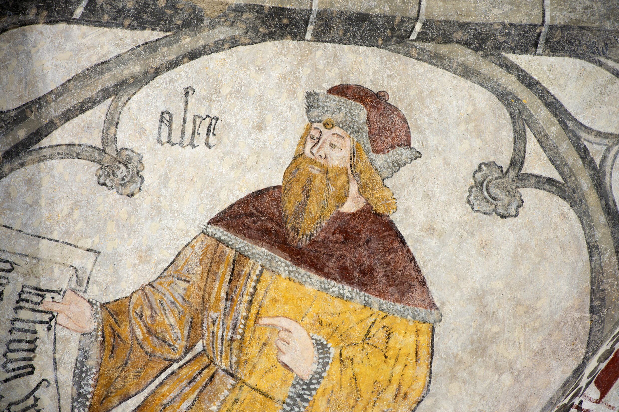 Voutes peintes Eglise Notre dame de la Sede