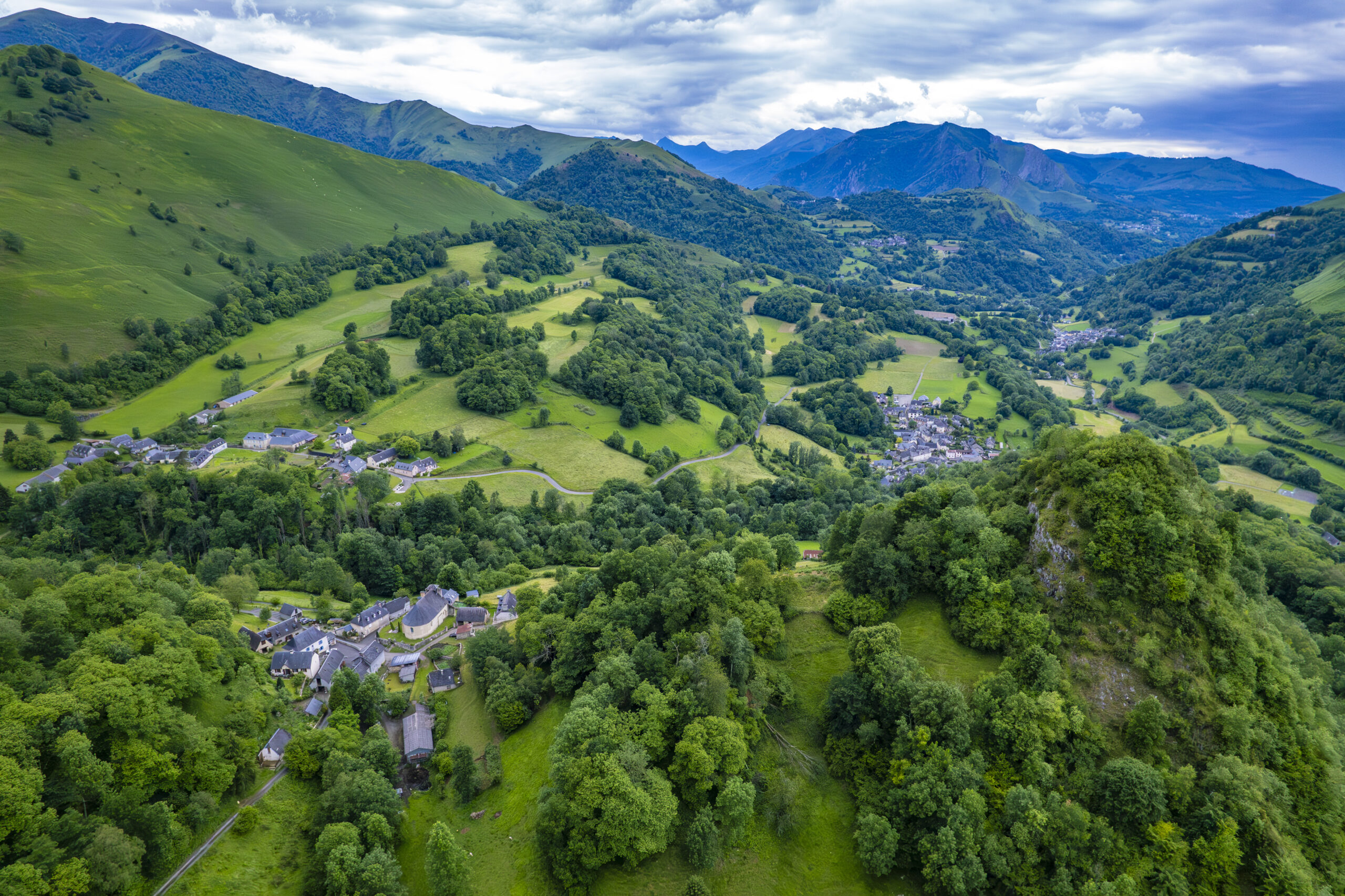 Vue aérienne Ourdis-Cotdoussan ©JJGelbart