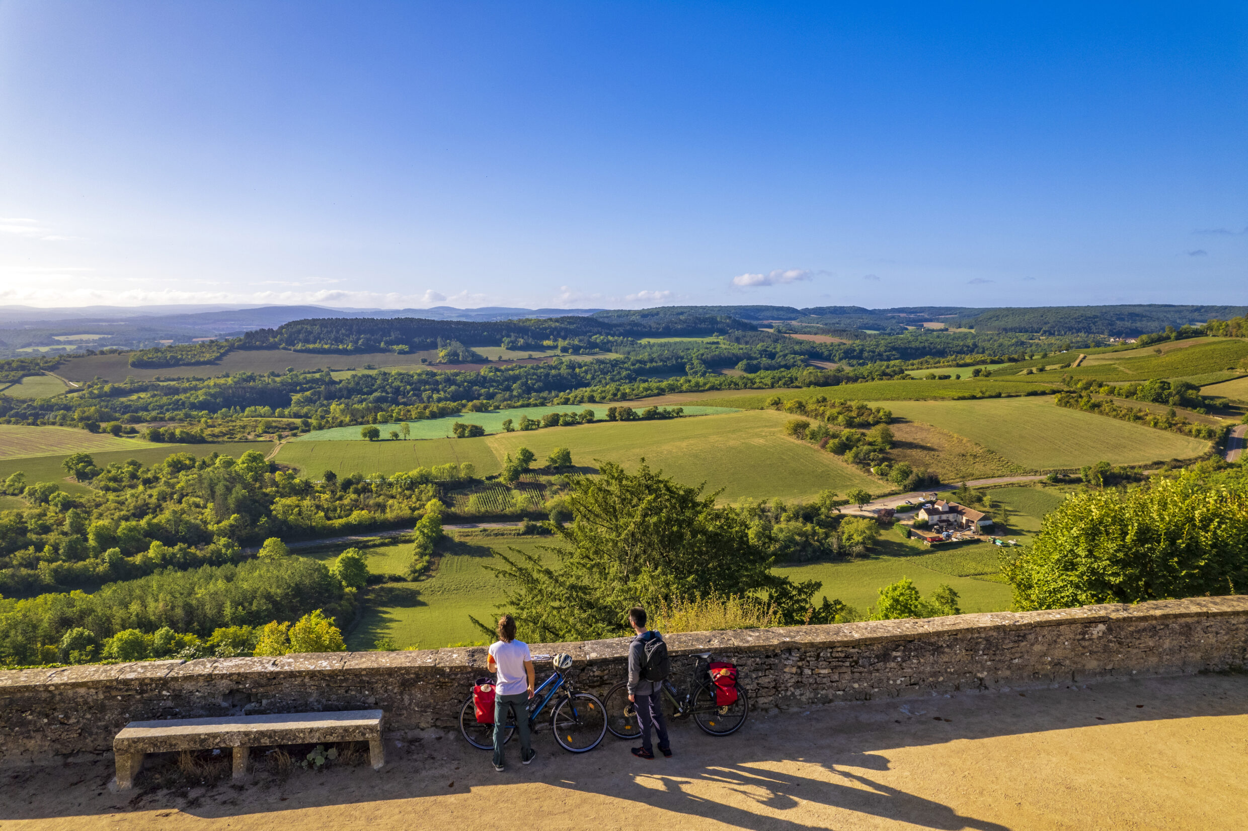 Vue sur Morvan - Vézelay ©JJ Gelbart