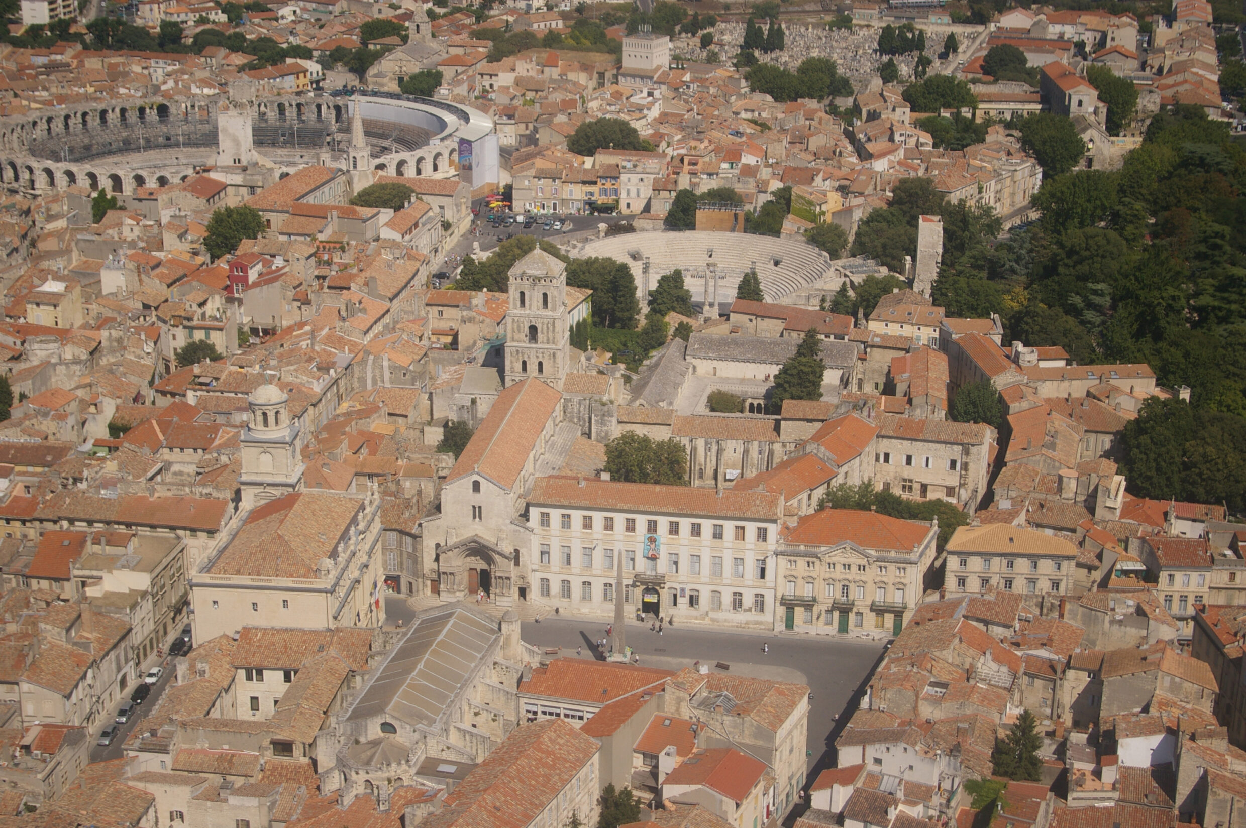 Vue aérienne Arles ©Arles