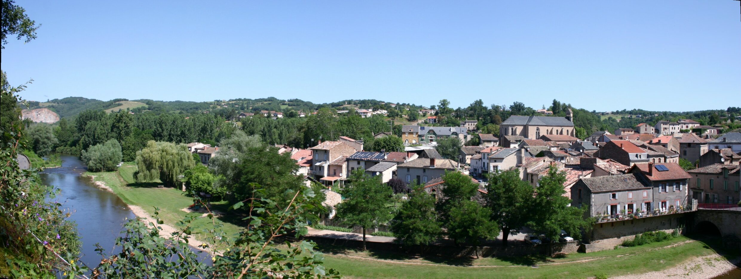 Panorama sur Laguépie© OT Laguépie