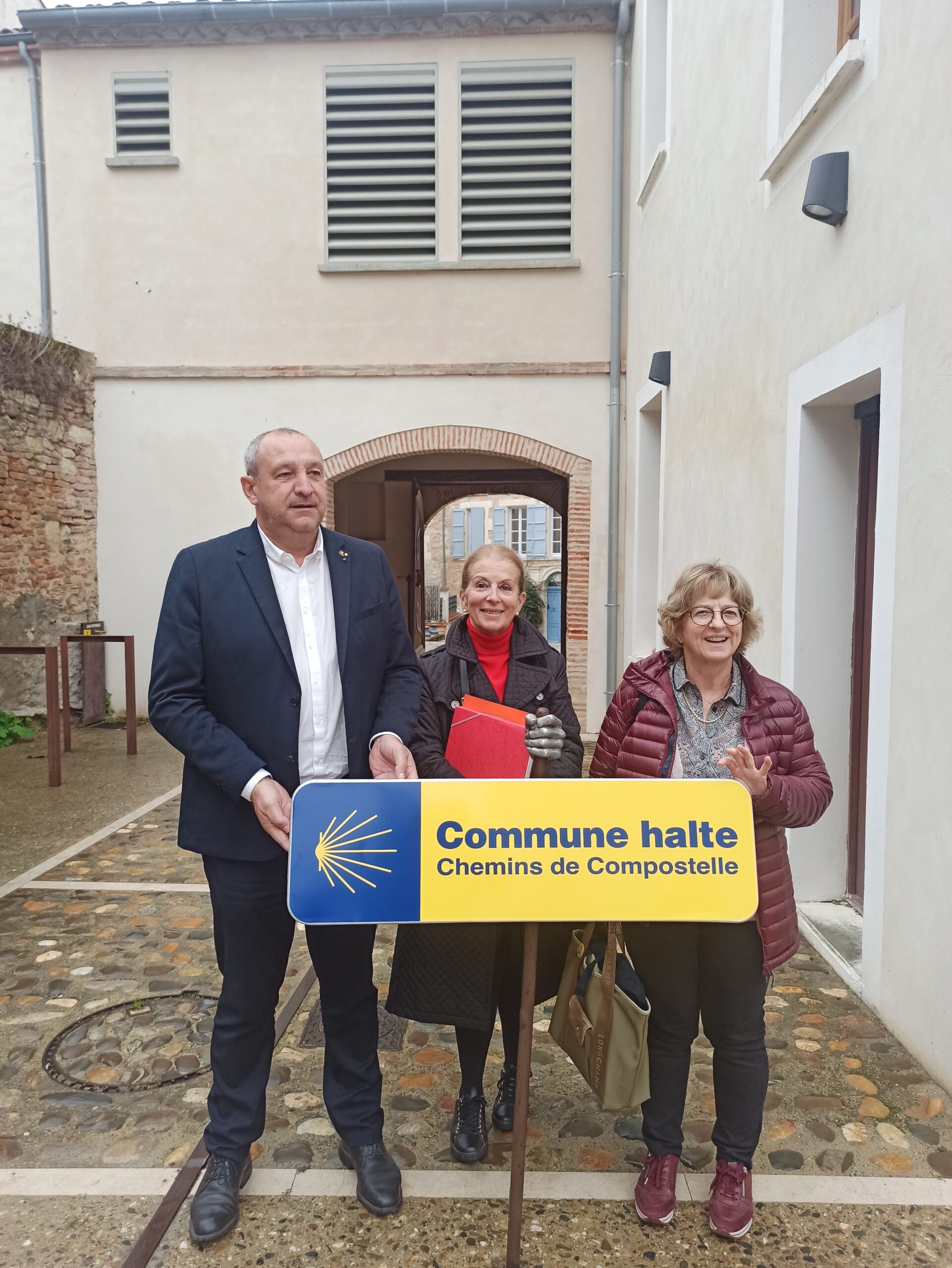 Labellisation Commune Halte à Auvillar en 2022 ©AFCC