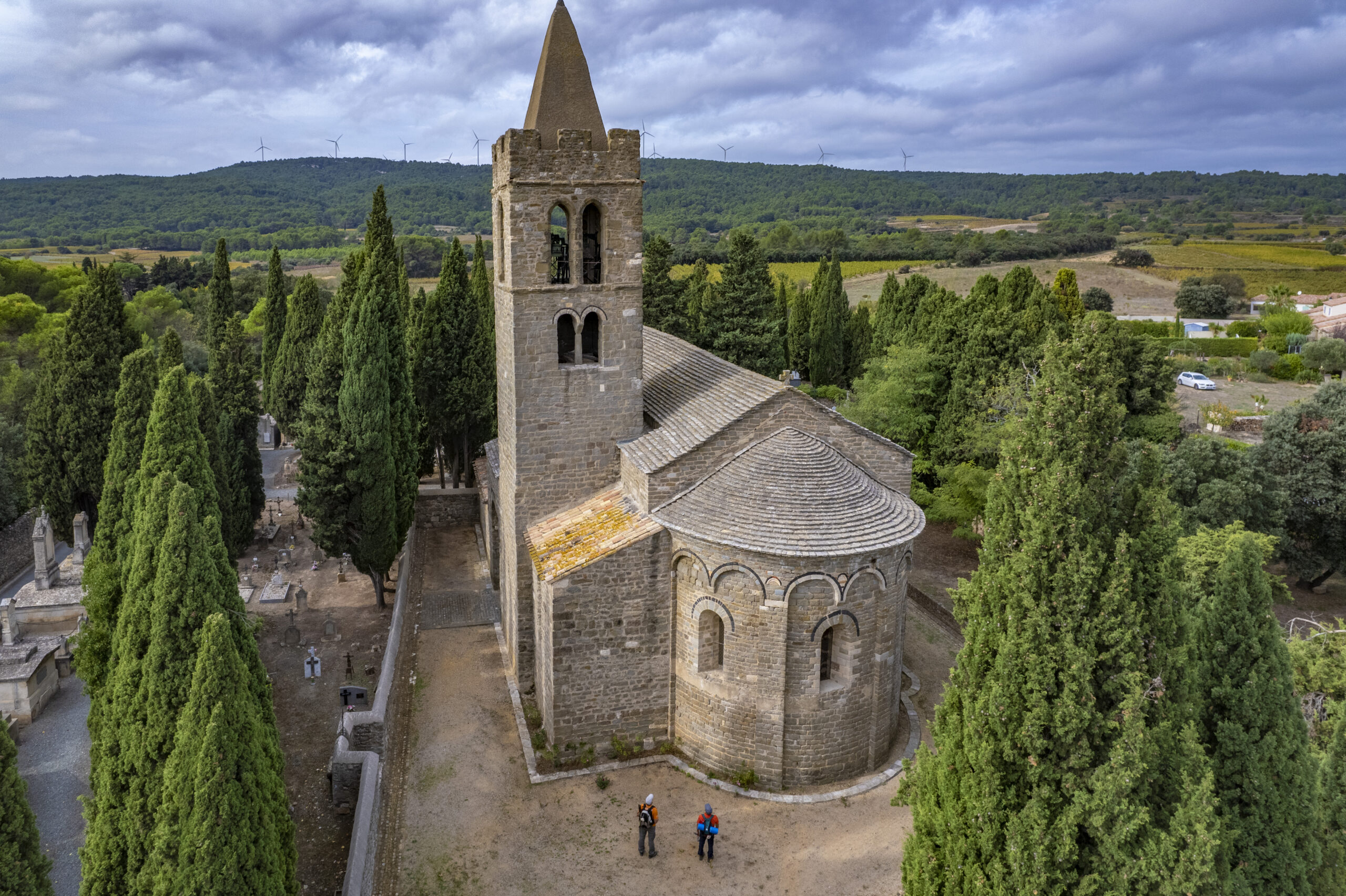 Eglise Saint-Saturnin - Pouzols-Minervois ©AFCC JJGelbart
