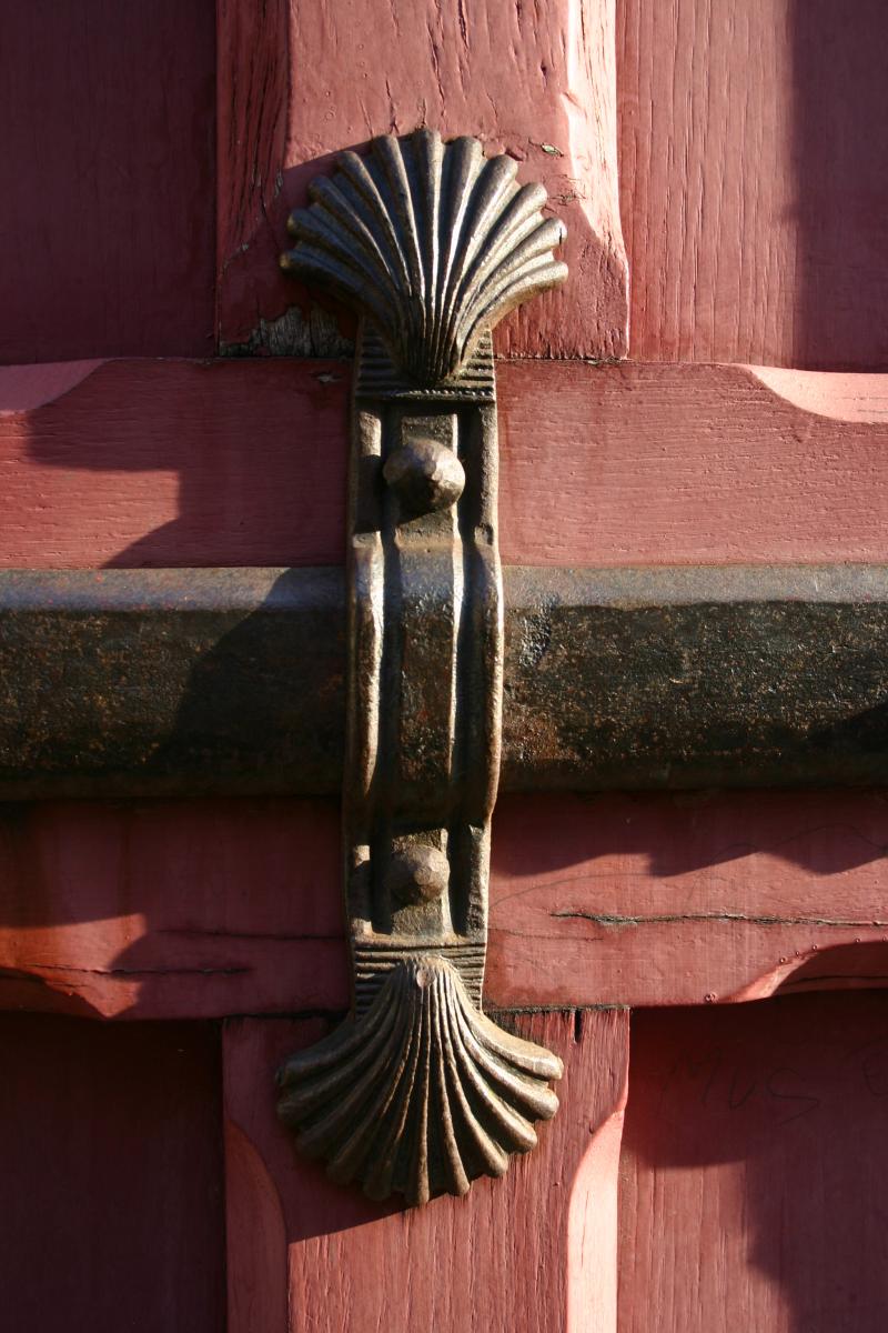 Clenche de porte - Coquille ©S.Vaissière AFCC