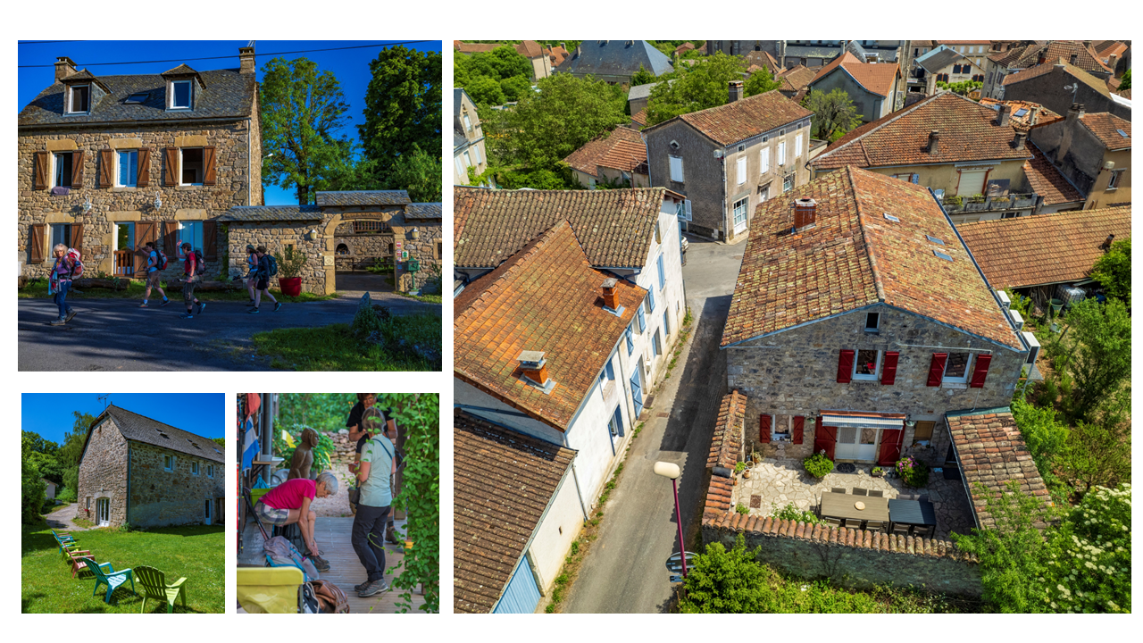De gauche à droite et de haut en bas : Lo Soulenqo, L'orée du chemin, Ecoasis, La Maison du chemin ©AFCC JJGelbart